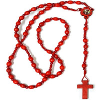 {
  "product_name": "St. George rosary – red wood"
}