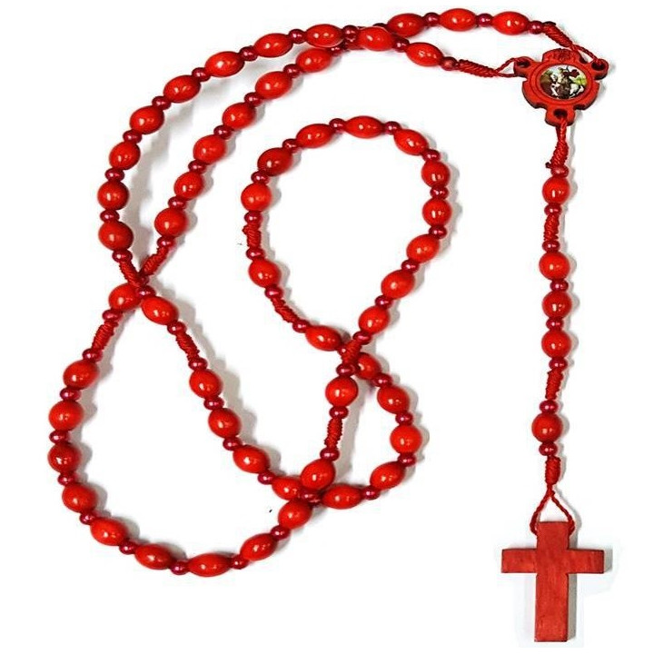 {
  "product_name": "St. George rosary – red wood"
}
