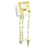 {
  "text": "rosary clear wood (with clasp)"
}