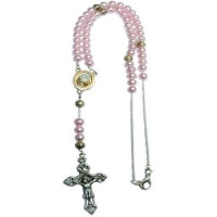 {
  "text": "rosy pearl rosary (with clasp)"
}
