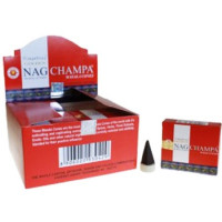 {
  "product_name": "Golden Nag Champa Incense Cones"
}