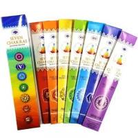 {
  "product_name": "7 Chakra Incense Set (Set of 7 boxes with 5 sticks each)"
}