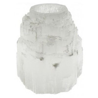 {
  "product_description": "selenite candle holder – tower"
}