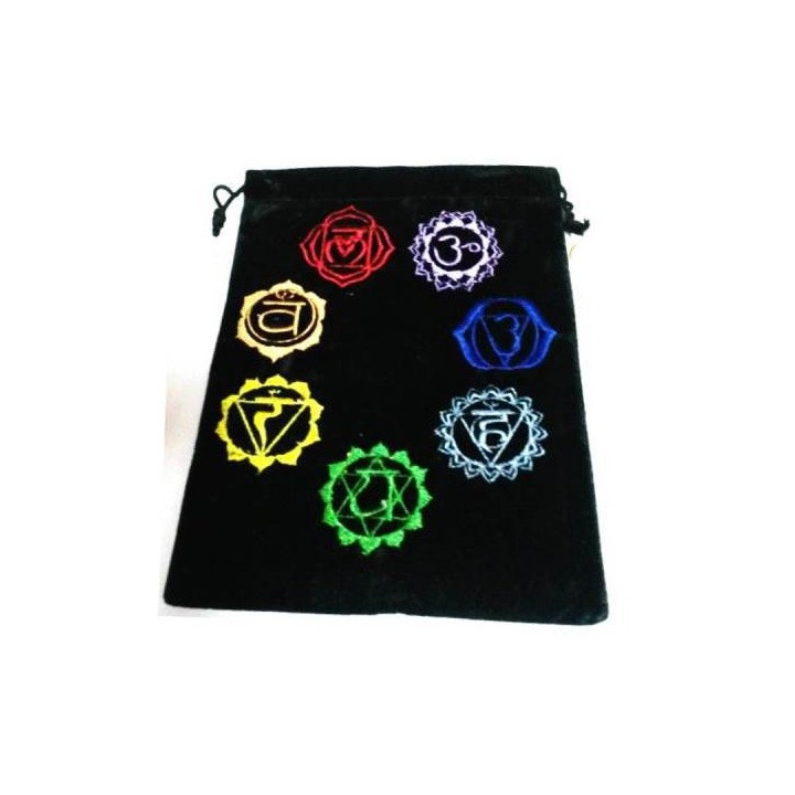 bolsa veludo – chakras