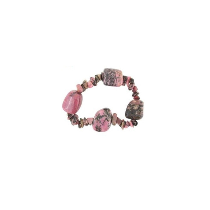 pulseira rodonite – 4 pedras