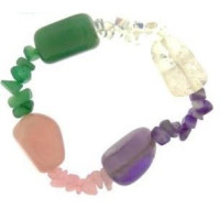 {
  "text": "quartz stone bracelet – 4 stones"
}