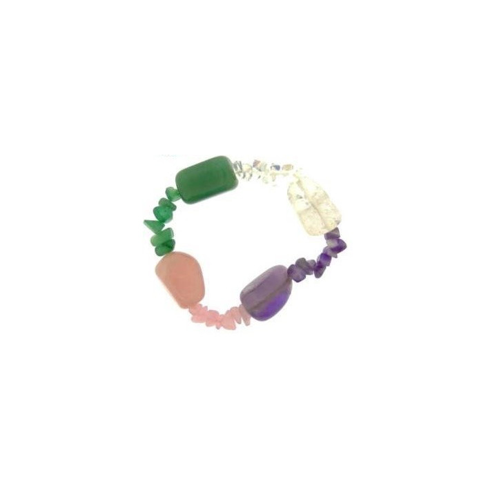 {
  "text": "quartz stone bracelet – 4 stones"
}
