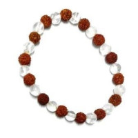 {
  "text": "rudraksha bracelet – quartz"
}