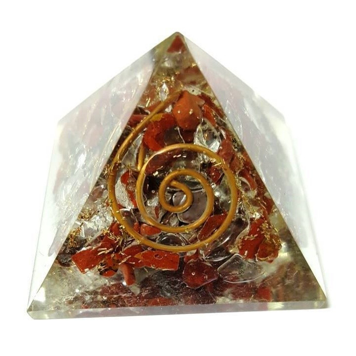 {
  "product_name": "orgonite pyramid with jasper and quartz – 4 x 4"
}
