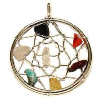 {
  "product_name": "dream catcher pendant - silver"
}