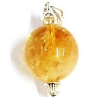 {
  "text": "citrine pendant – ball"
}