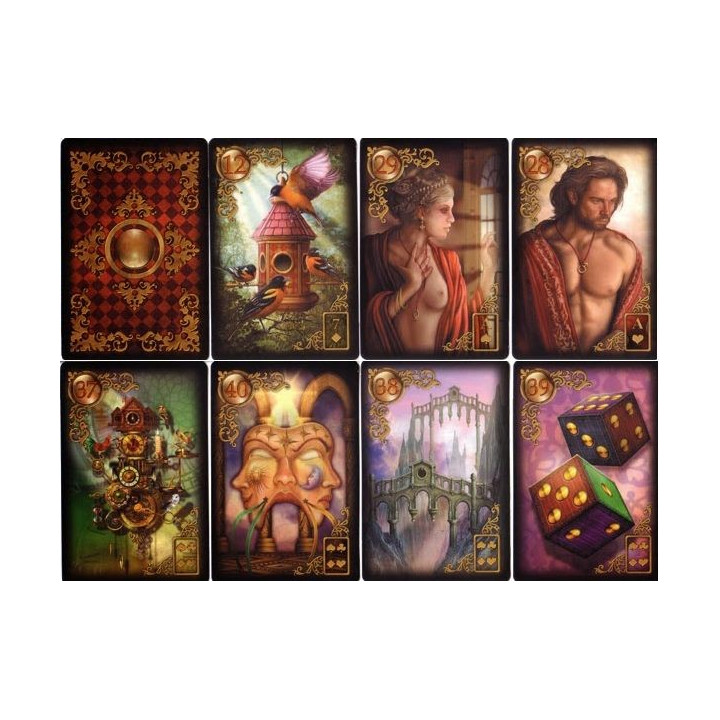 {
  "text": "gilded reverie Lenormand (oracle cigano)"
}