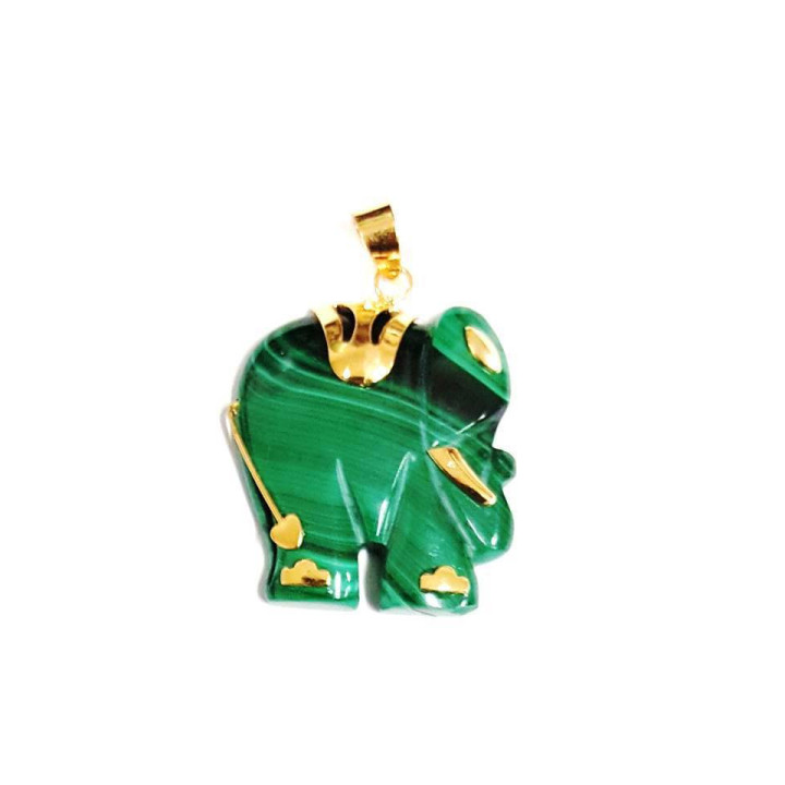 {
  "product_name": "Malachite Elephant - Pendant"
}