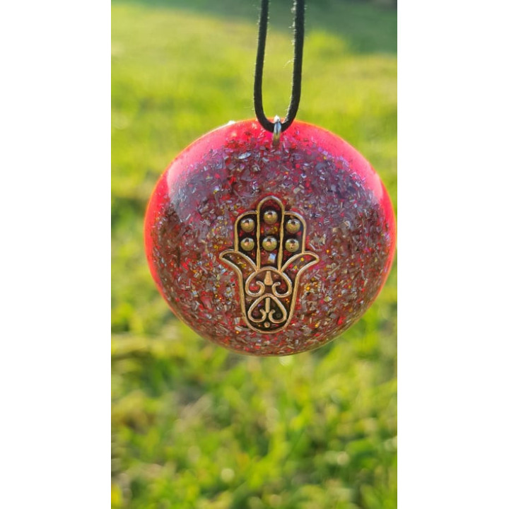 {
  "product_name": "ORGONITE - NECKLACE PENDANT - Hamsa Hand"
}