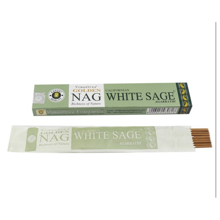 {
  "text": "Golden White Sage Incense 15g - Salvia Branca"
}
