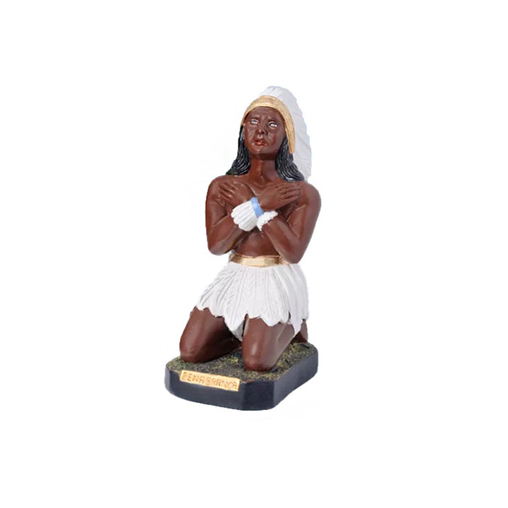 Caboclo Pena Branca 20cm