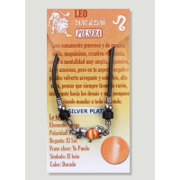 Pulseira Signo Leão - Prateada