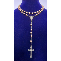 {
  "product_name": "Rosary of Clear Pink Glass Pearls"
}