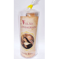 {
  "product_name": "Consecrated Santa Rita Candle - candle"
}