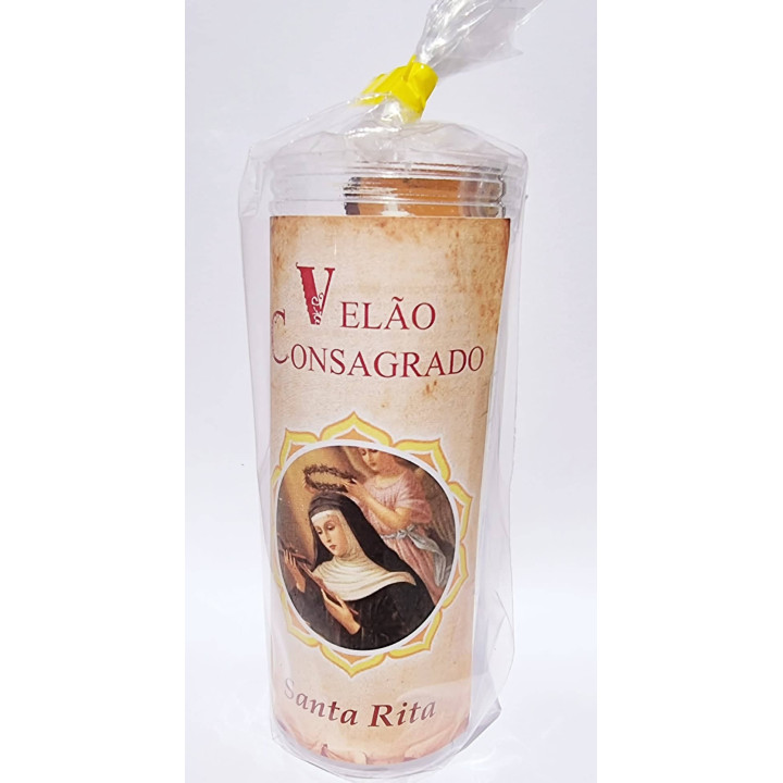 {
  "product_name": "Consecrated Santa Rita Candle - candle"
}