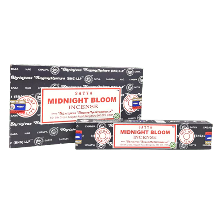 {
  "product_name": "Midnight Flower Incense 15Gr Satya"
}