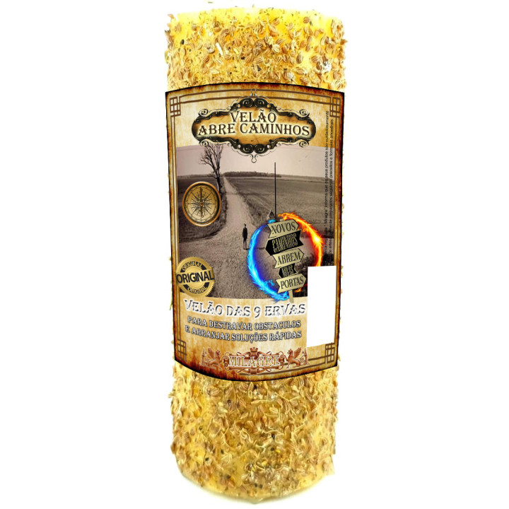 {
  "product_name": "Velão Abre Caminhos - herb candle"
}