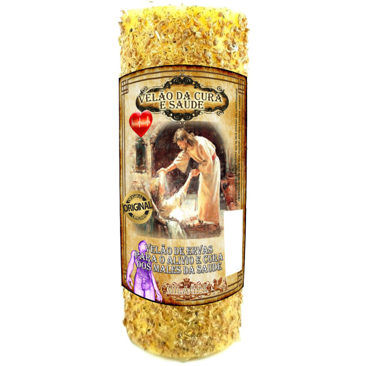 {
  "product_name": "Velão Cura e Saúde - Herb Candle"
}