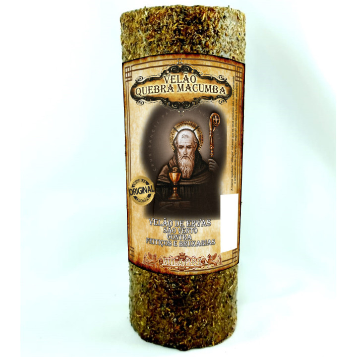 {
  "product_name": "Velão Quebra Macumba - Herb Candle"
}