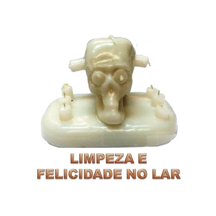 {
  "text": "ritual 11 white skull candles"
}