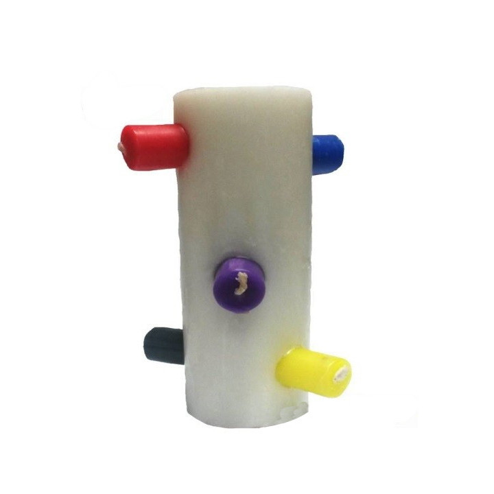 velão 7 magias branco – descarrego completo - vela