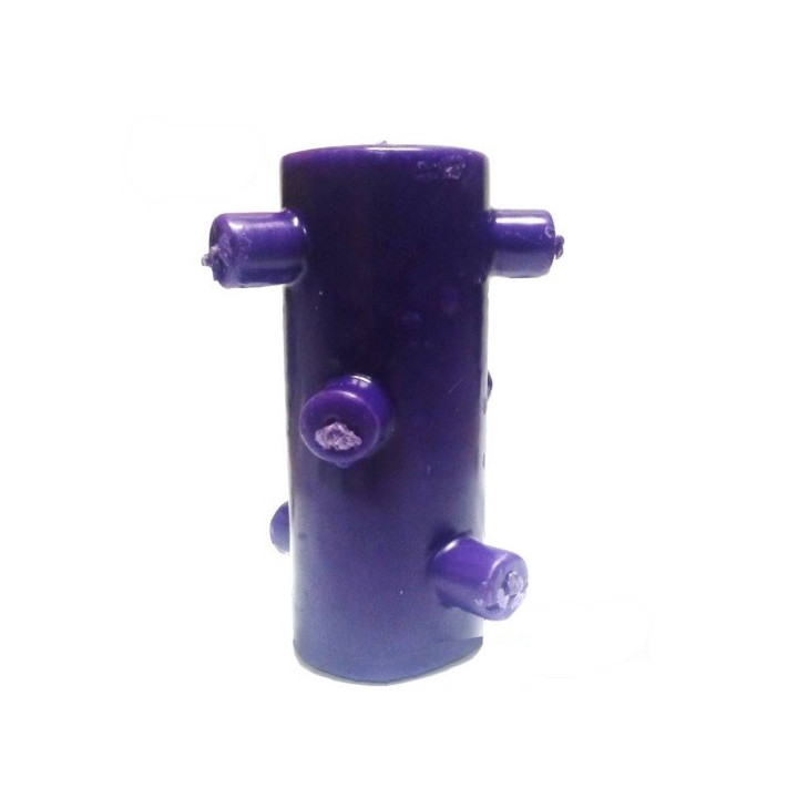 velão 7 mechas roxo – vence inimigo - vela