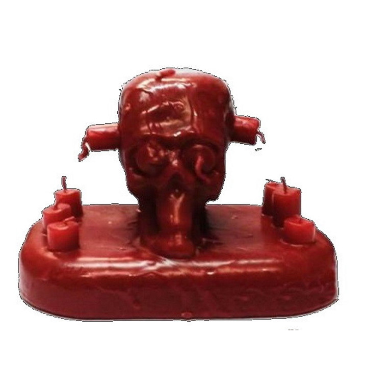{
  "text": "ritual 11 red skull candles"
}