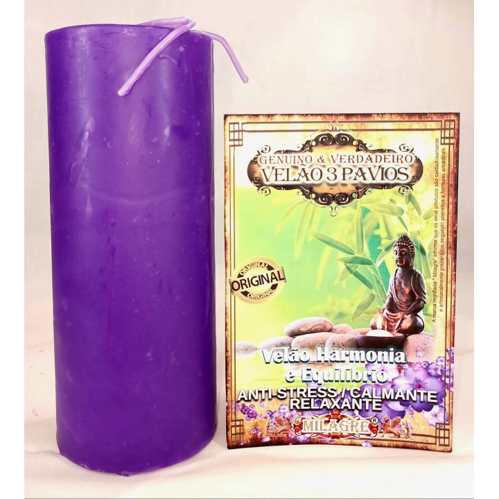 {
  "text": "3-wick candle – harmony and balance"
}