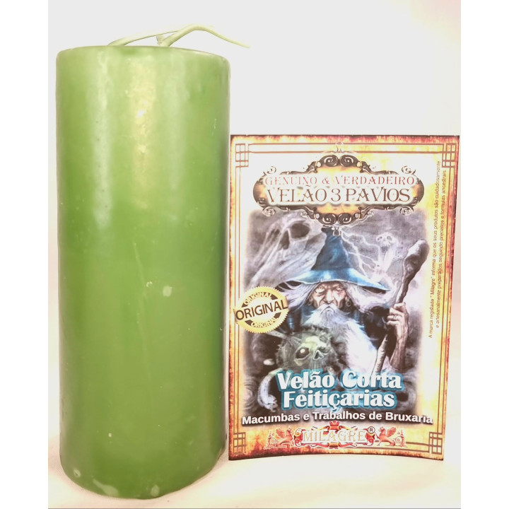 {
  "text": "3-wick candle – breaks hexes"
}