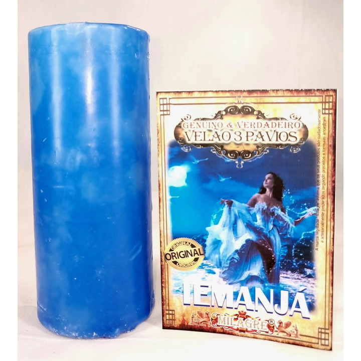 {
  "product_name": "3-wick Orixá candle – Iemanjá"
}