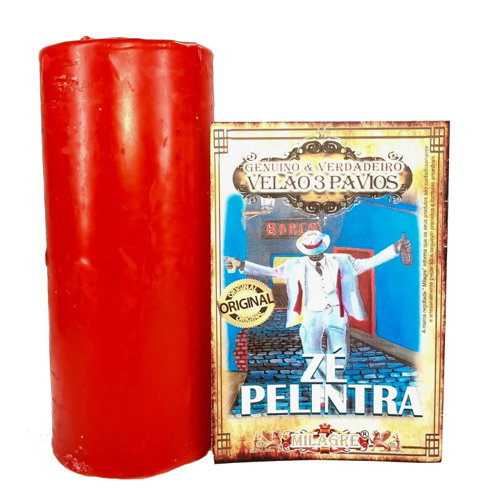 vela de 3 pavios orixá – zé pelintra