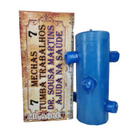 velão 7 mechas Dr Sousa Martins – ajuda na saúde - vela