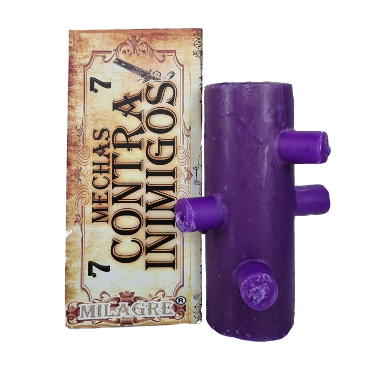 {
  "product_name": "7 strand purple velão - defeat enemies - candle"
}