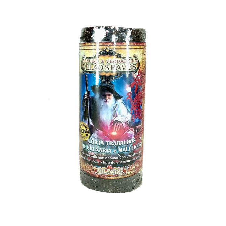 vela de 3 pavios – cortar trabalhos de bruxarias