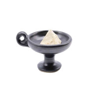 {
  "text": "Incense burner and smudge holder"
}