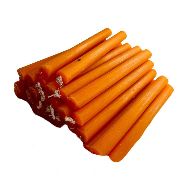 velas laranjas