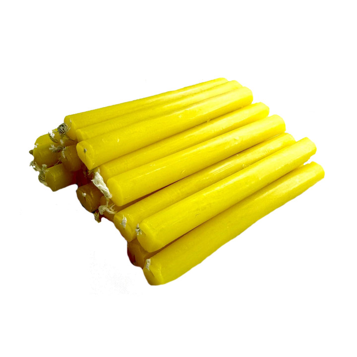 {
  "text": "yellow candles"
}