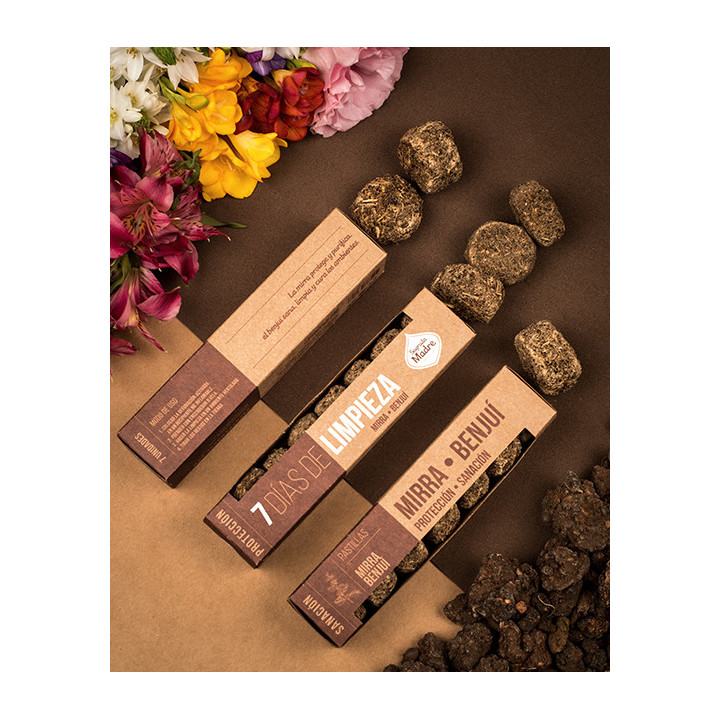 {
  "text": "Myrrh and Benzoin"
}