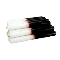{
  "text": "kg white and black candles (15x15)"
}