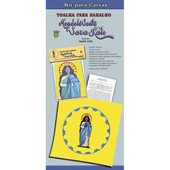 Toalha Tarot Santa Sara