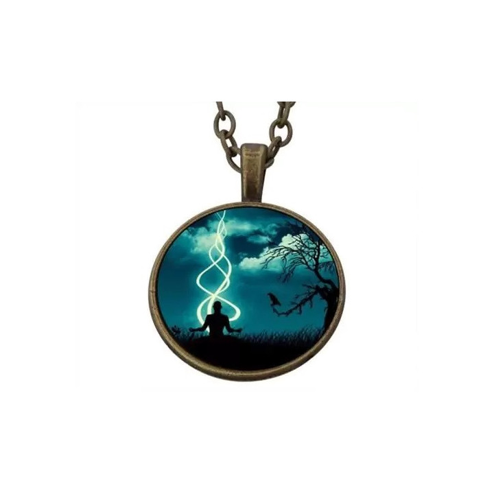 {
  "text": "Meditation necklace"
}