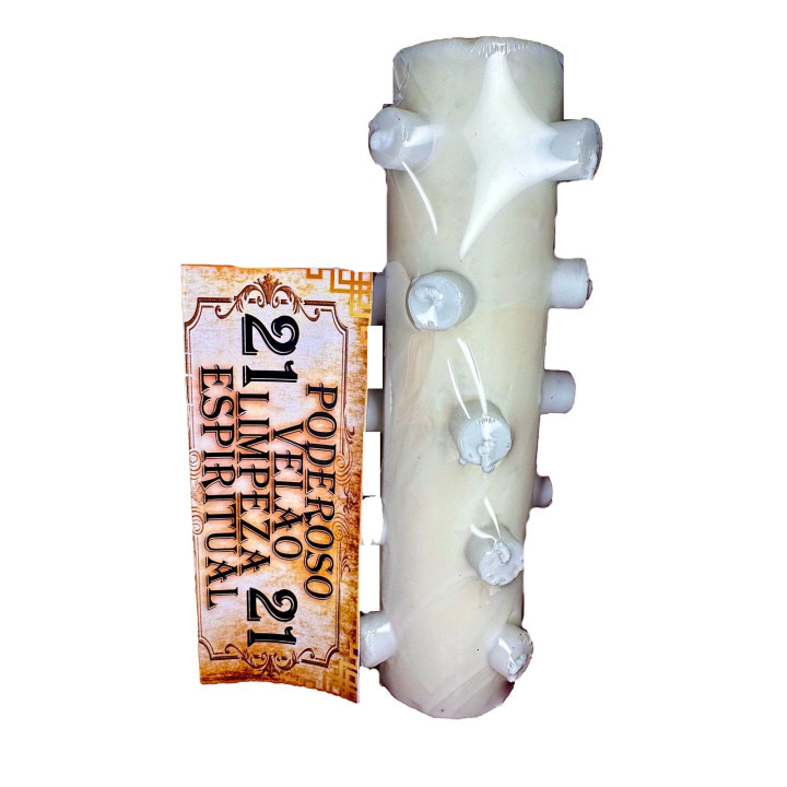 {
  "text": "21 white candle wicks - spiritual cleansing - candle"
}